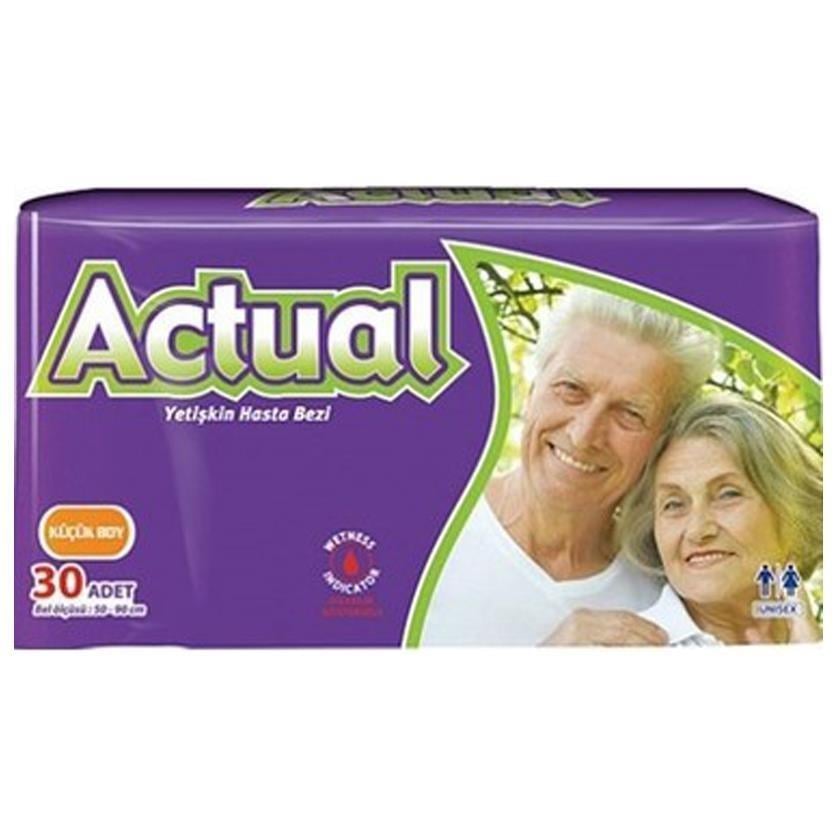 Actual,Actual Yetişkin Hasta Bezi Small 30 Lu Paket