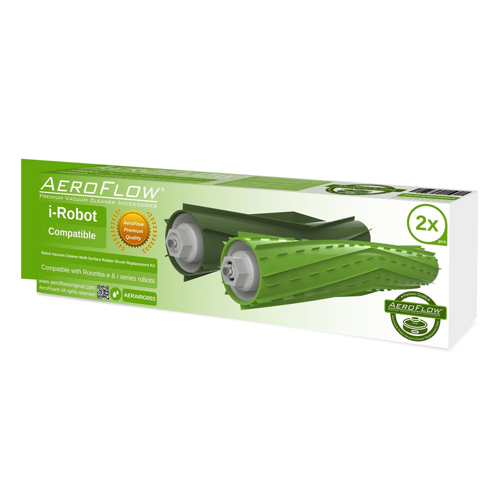 AeroFlow Orijinal iRobot Roomba E7 Plastik Fırça 2'li Paket