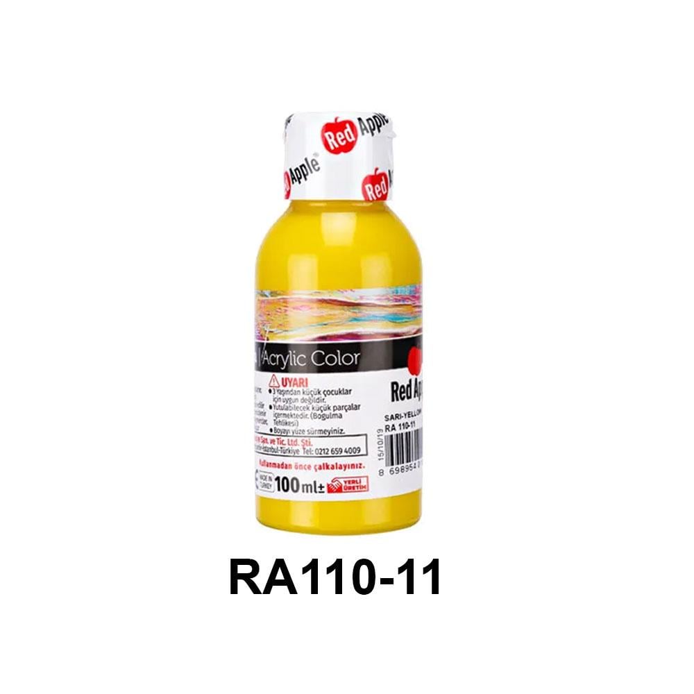 Red Apple Akrilik Boya 100ml Şişe