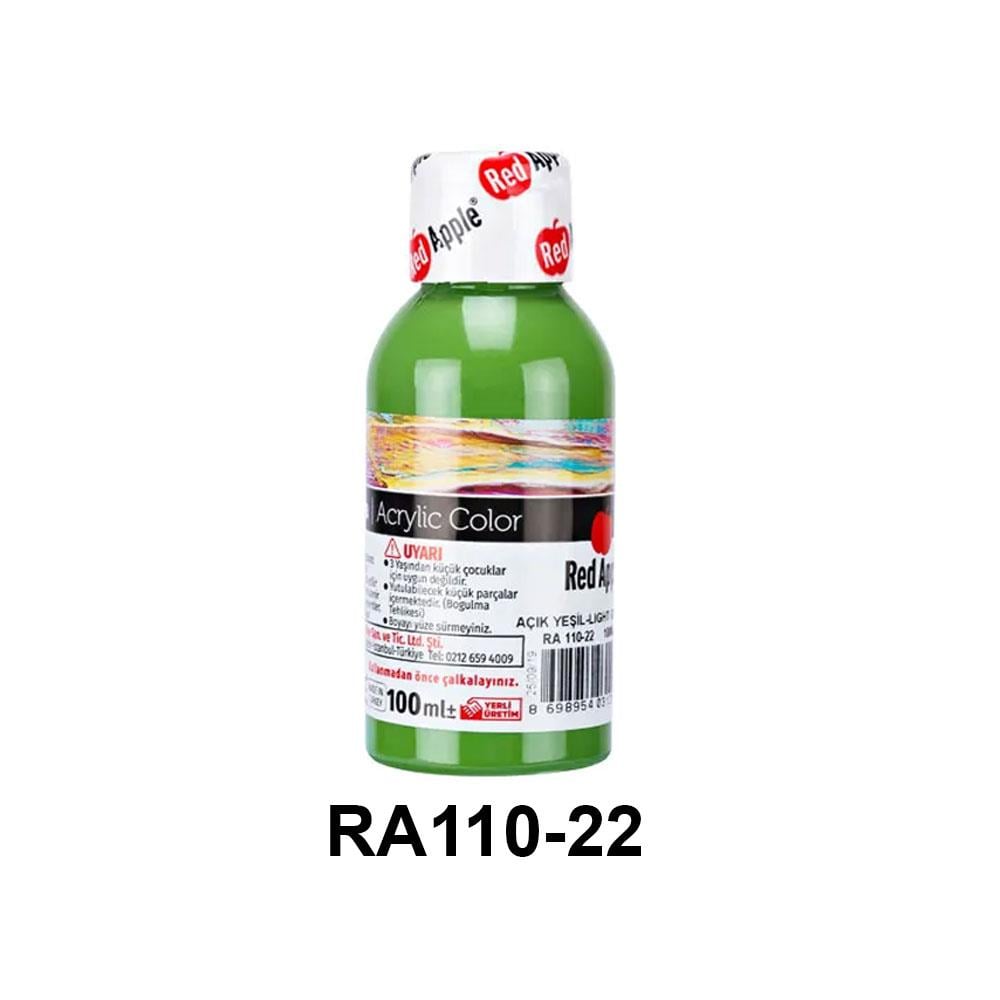 Red Apple Akrilik Boya 100ml Şişe