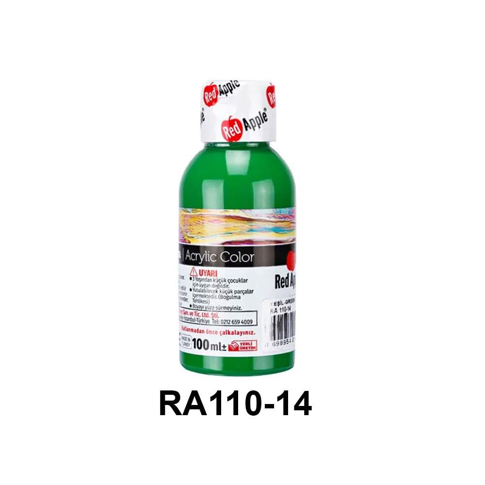 Red Apple Akrilik Boya 100ml Şişe
