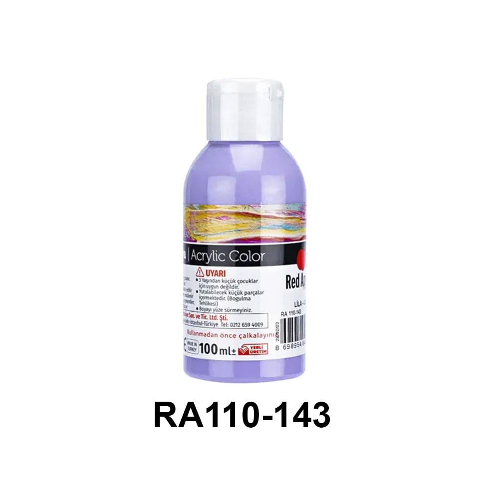 Red Apple Akrilik Boya Seti - 100ml Şişe (21 Renk Seçeneği)