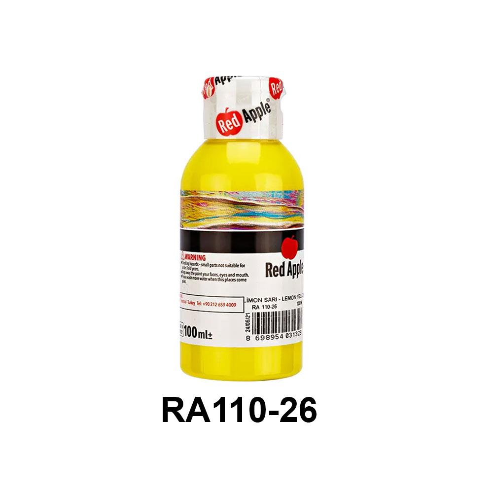 Red Apple Akrilik Boya Seti - 100ml Şişe (21 Renk Seçeneği)