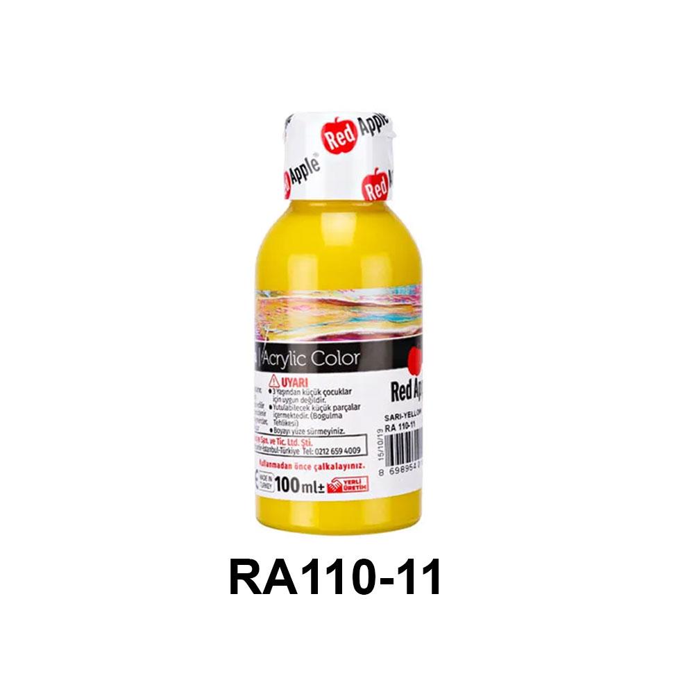 Red Apple Akrilik Boya Seti - 100ml Şişe (21 Renk Seçeneği)