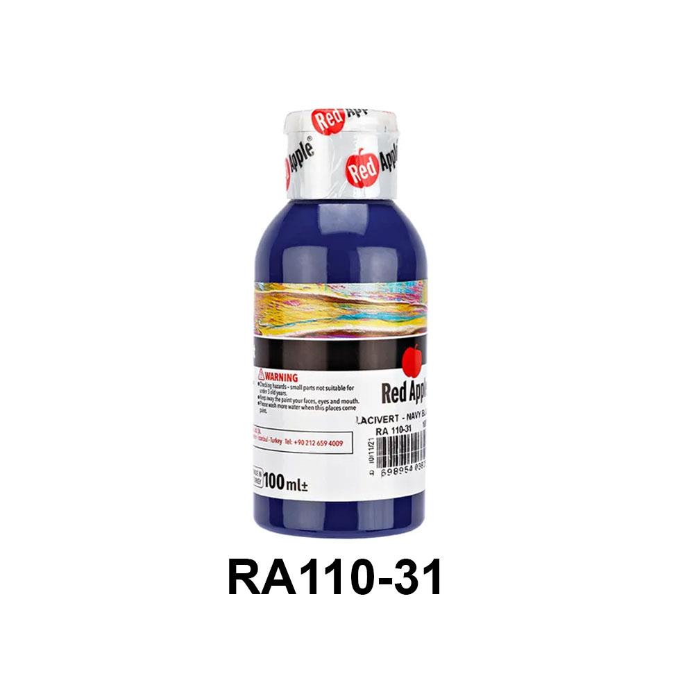 Red Apple Akrilik Boya Seti - 100ml Şişe (21 Renk Seçeneği)