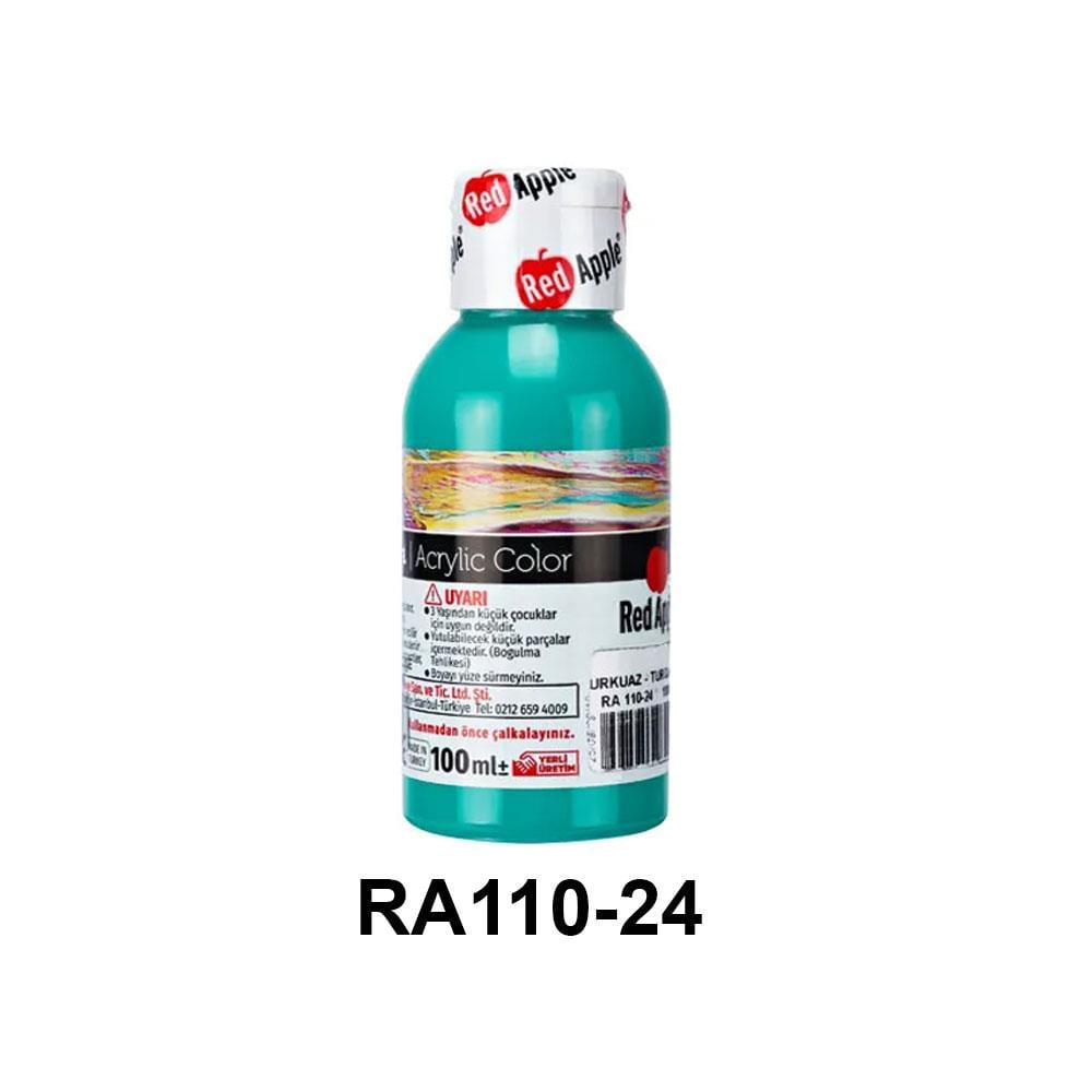 Red Apple Akrilik Boya Seti - 100ml Şişe (21 Renk Seçeneği)