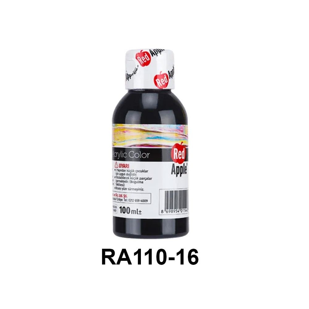Red Apple Akrilik Boya Seti - 100ml Şişe (21 Renk Seçeneği)