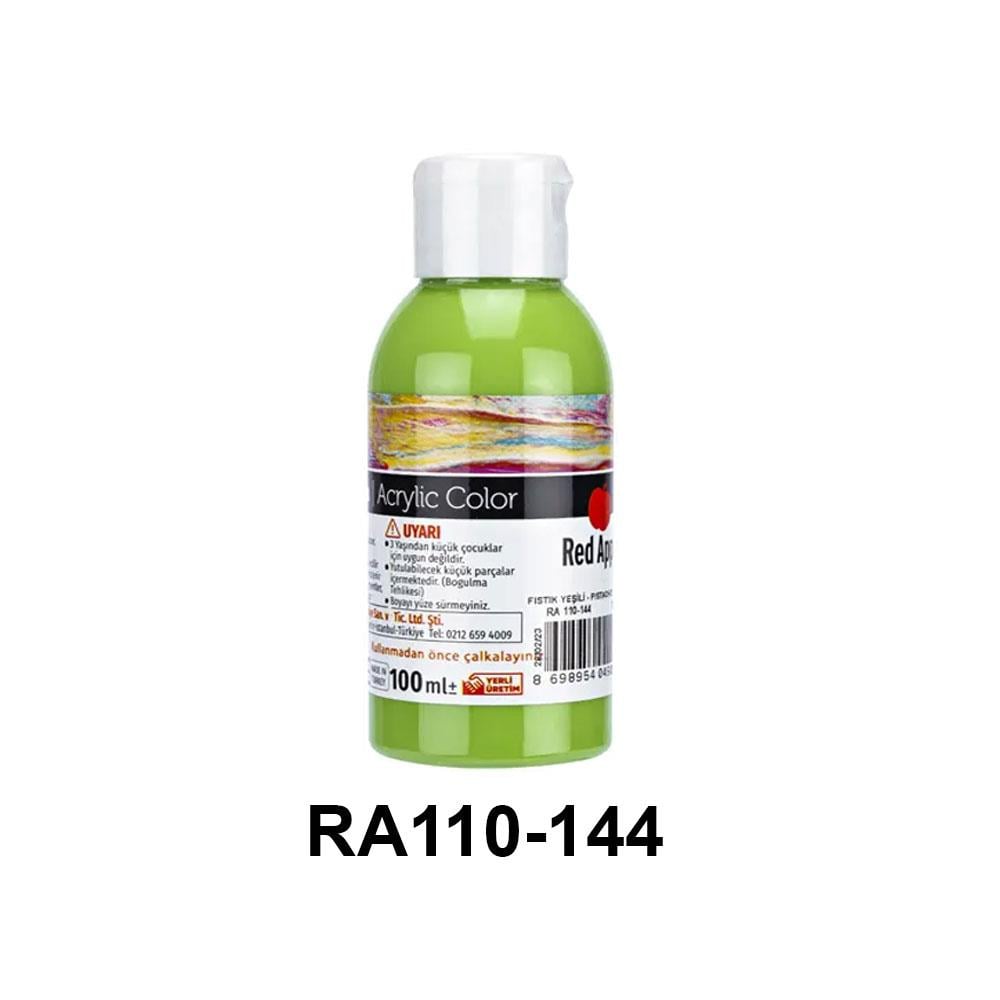 Red Apple Akrilik Boya Seti - 100ml Şişe (21 Renk Seçeneği)