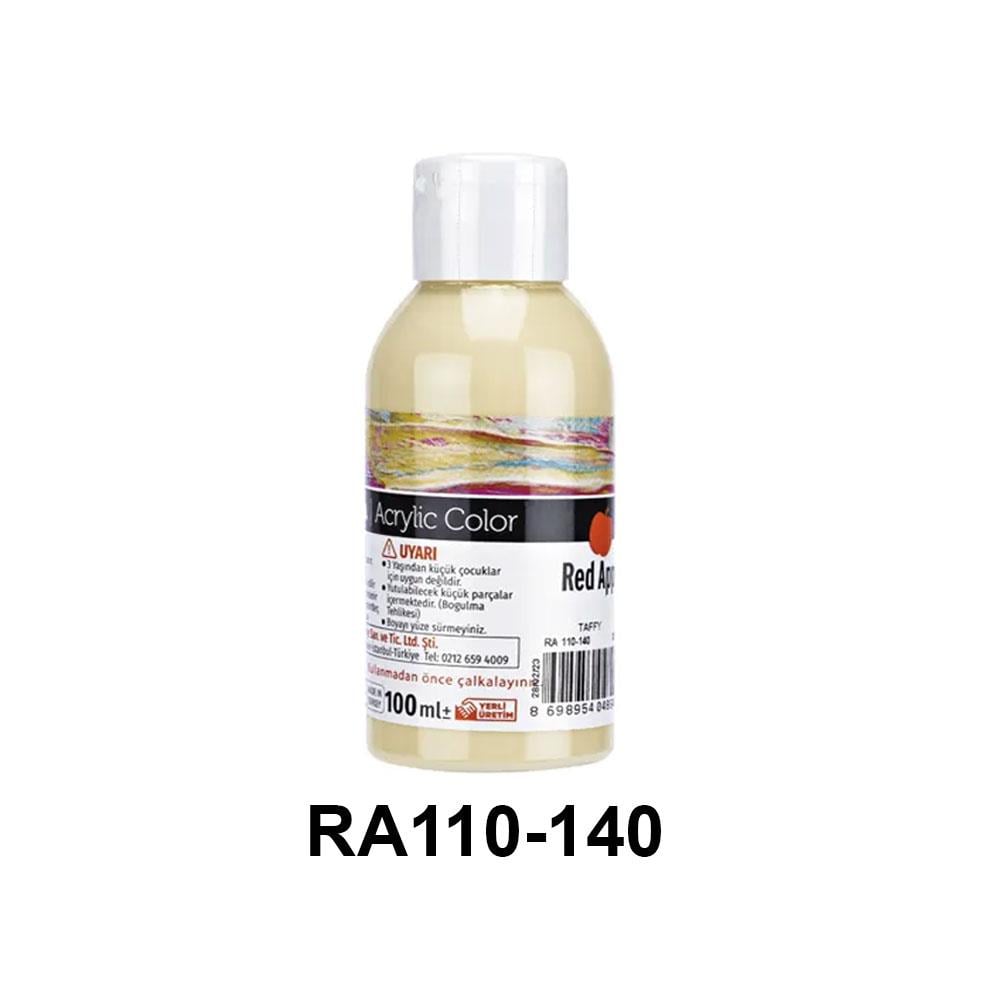 Red Apple Akrilik Boya Seti - 100ml Şişe (21 Renk Seçeneği)