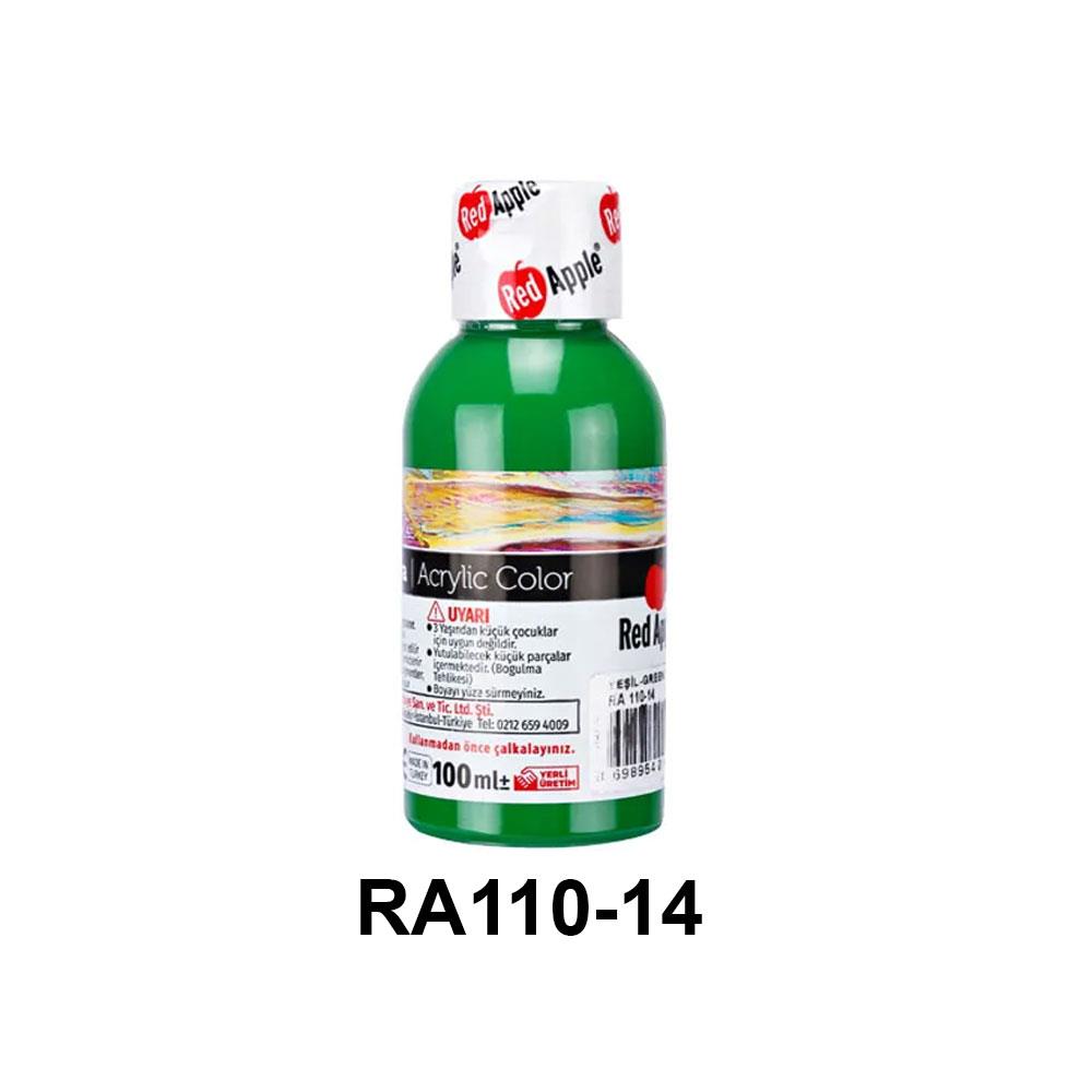 Red Apple Akrilik Boya Seti - 100ml Şişe (21 Renk Seçeneği)