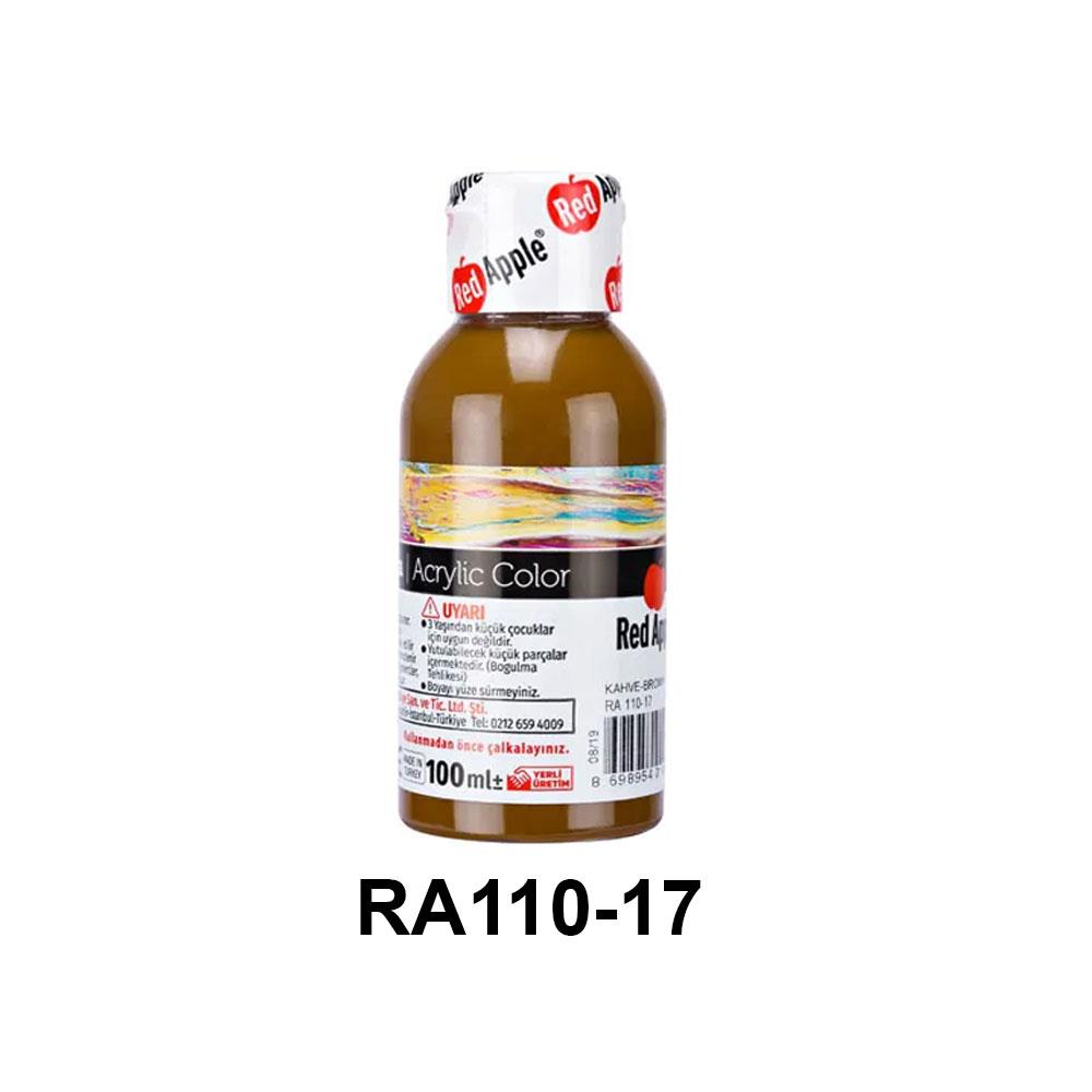 Red Apple Akrilik Boya Seti - 100ml Şişe (21 Renk Seçeneği)
