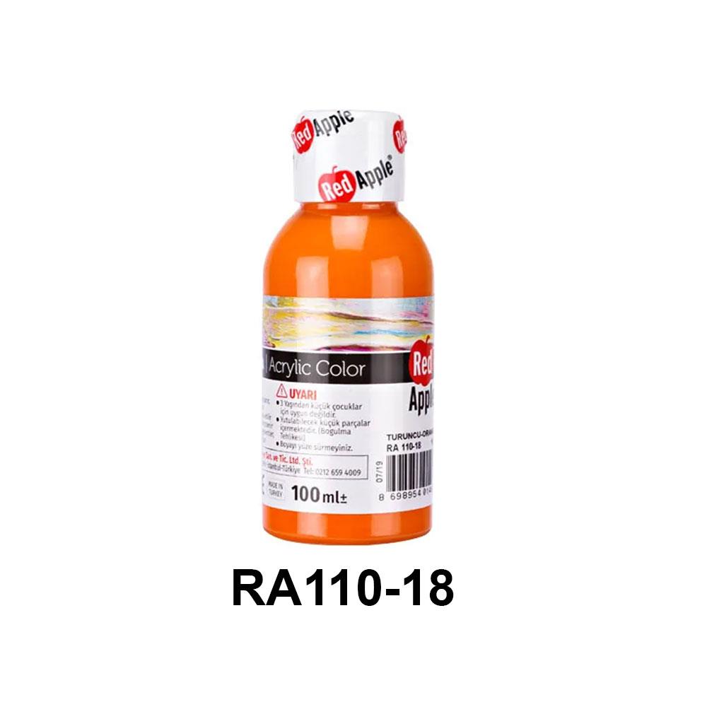 Red Apple Akrilik Boya Seti - 100ml Şişe (21 Renk Seçeneği)