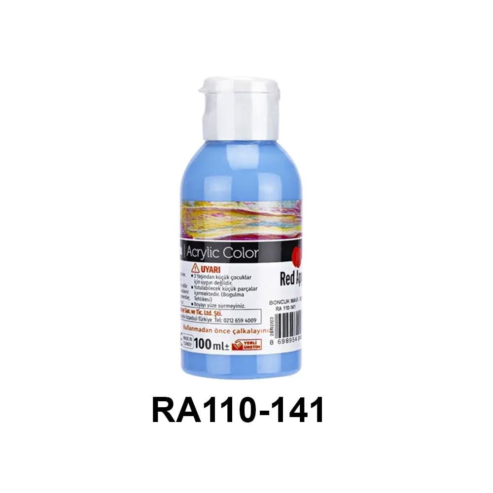 Red Apple Akrilik Boya Seti - 100ml Şişe (21 Renk Seçeneği)