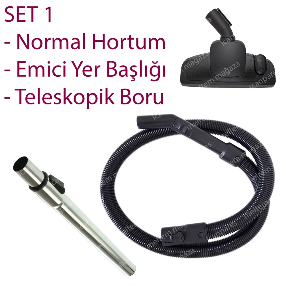 Bosch BGC 1UB130 Süpürge Hortumu Başlığı Fırçası Borusu