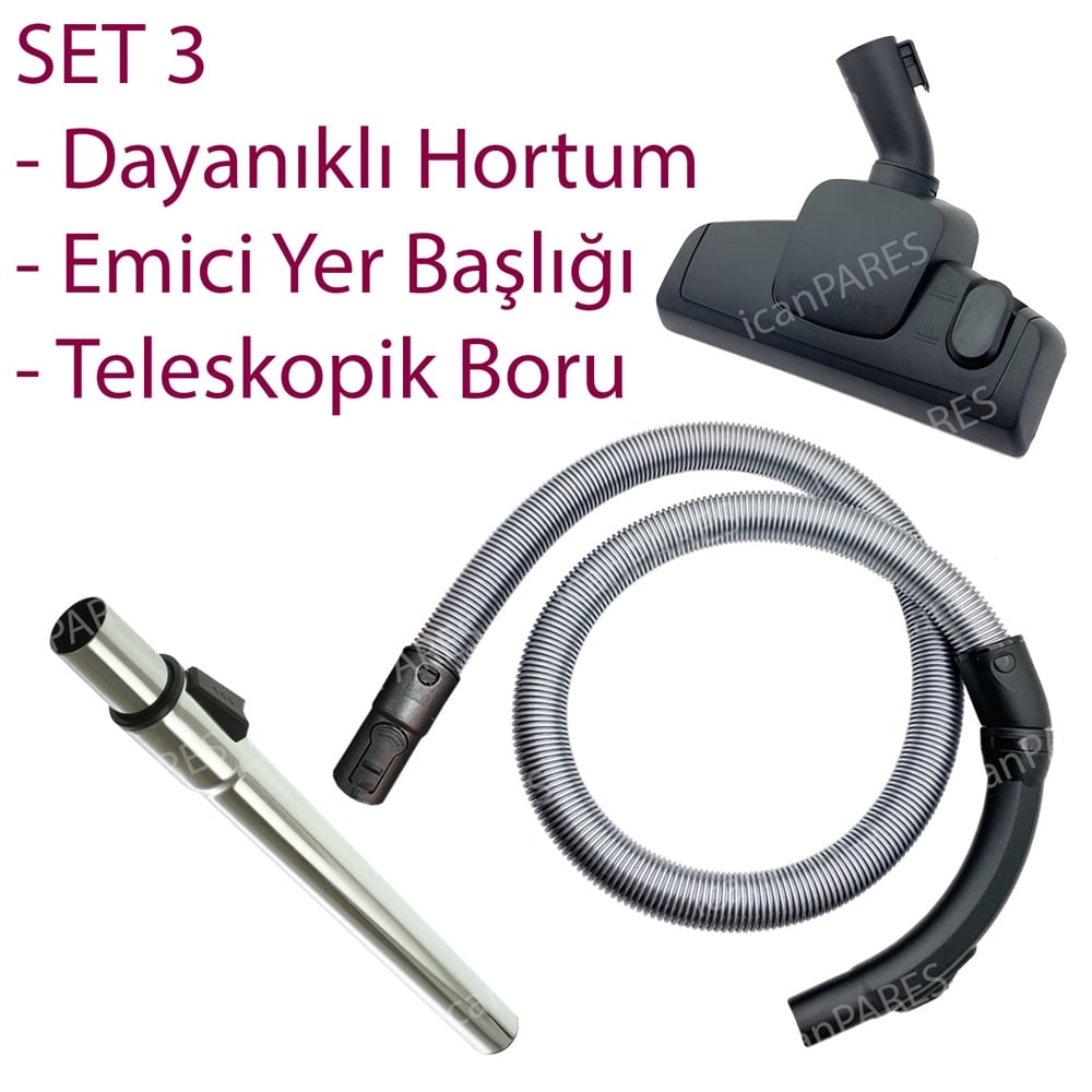 Bosch Sphera 21 Süpürge Hortumu Başlığı Fırçası Borusu