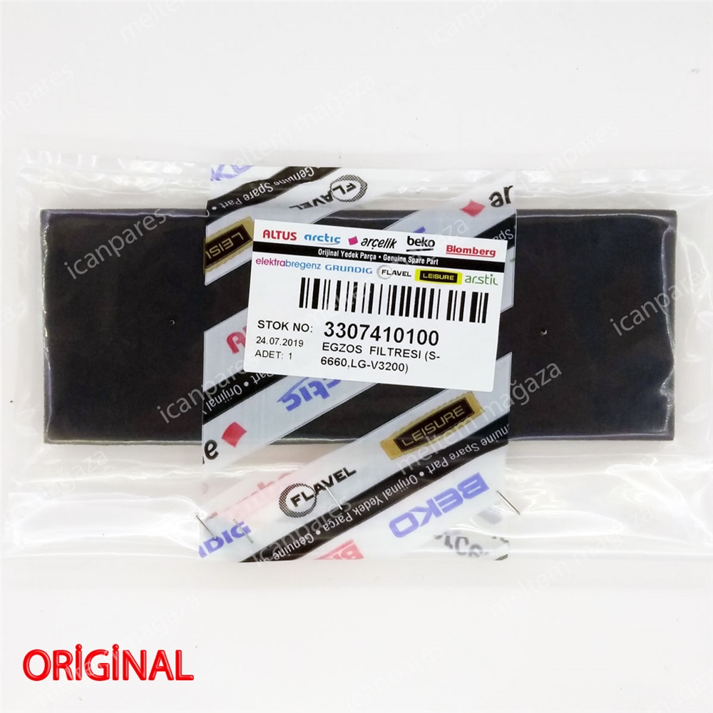 Beko BKS 1207 Süpürge Orijinal Egsoz Filtresi