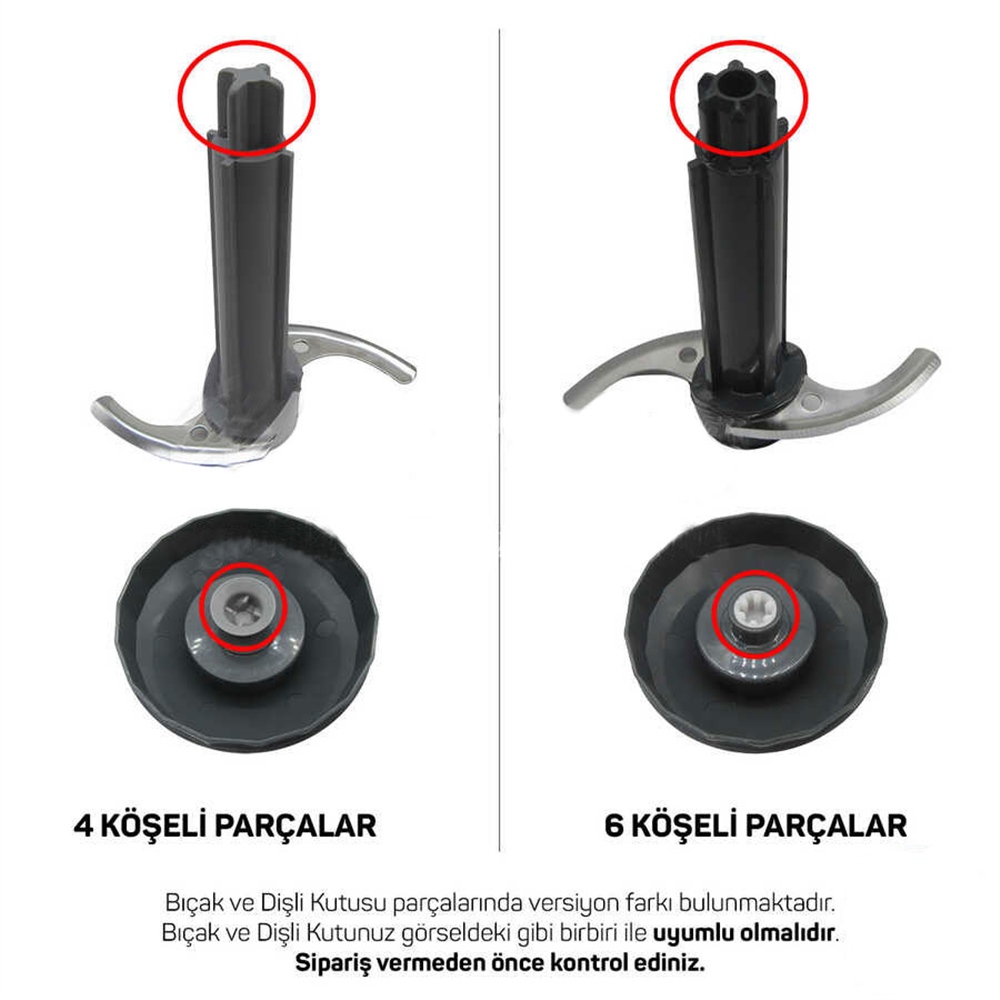 Arzum Uyumlu AR1045 PROSTICK Blender Doğrayıcı Hazne Kapağı