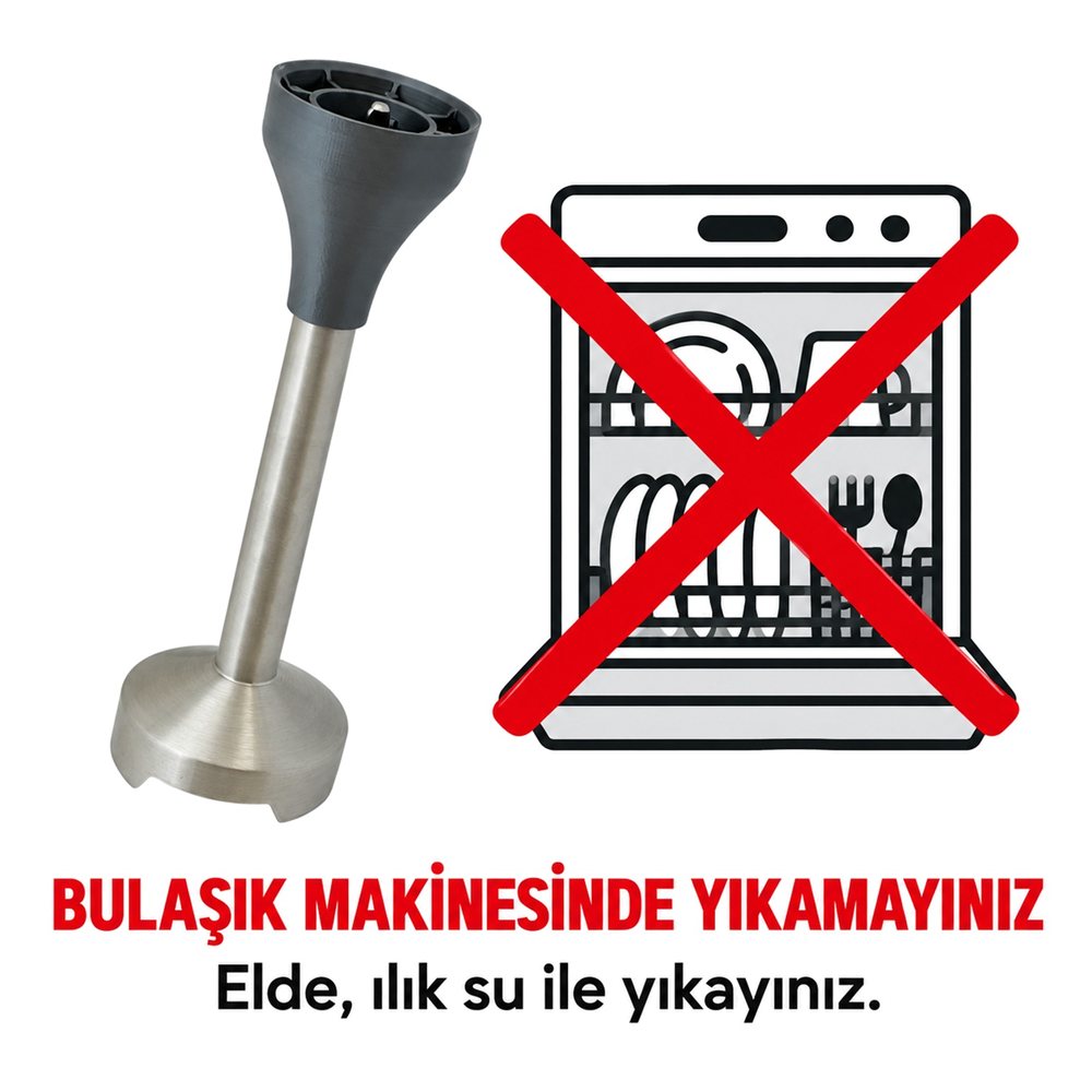 Arzum Uyumlu AR1062 MİXTECH MULTİ Blender Parçalayıcı Ayak 3D Gri