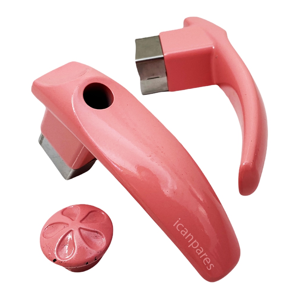 Çaydanlık Kulp Demlik Kulp Seti Kulp ve Kapak Tutacak Seti Pembe