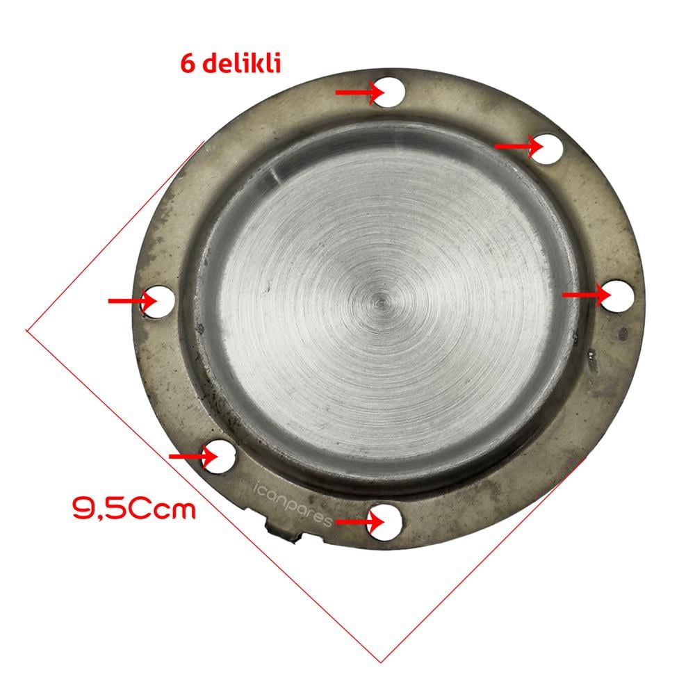 Gizli Çay Kazanı, Semaver ve Cezve Rezistansı 220V 700 Watt 9,5 cm 6 Delikli