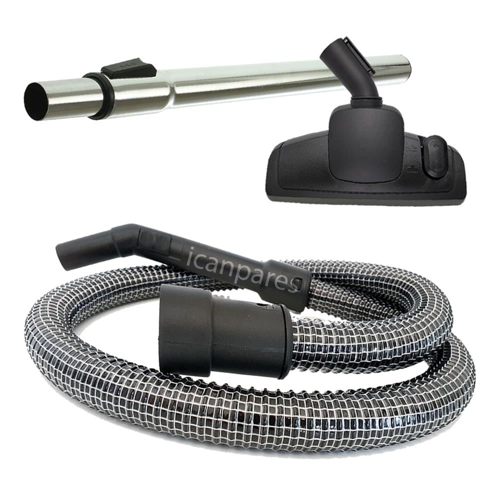 Fantom Uyumlu Ecologic WF 4900 Elektrikli Süpürge Çelik Telli Hortumu Emici Başlık Teleskopik Boru