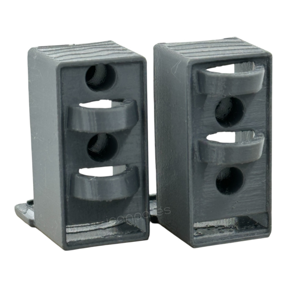 Beko Uyumlu 674580EB Buzdolabı Kapı Kolu Üst ve Alt Montaj Kiti