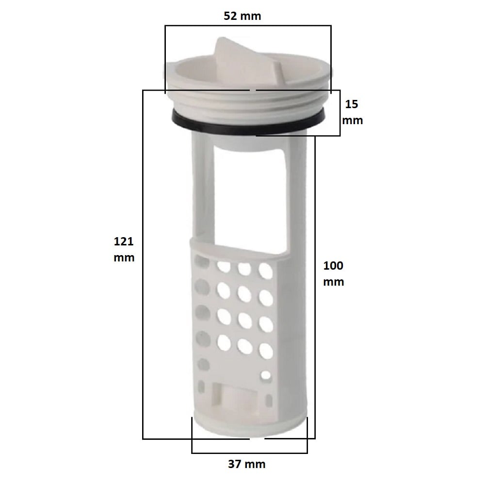 Blomberg WAF7320A Çamaşır Makinesi Pompa Filtre Kapağı