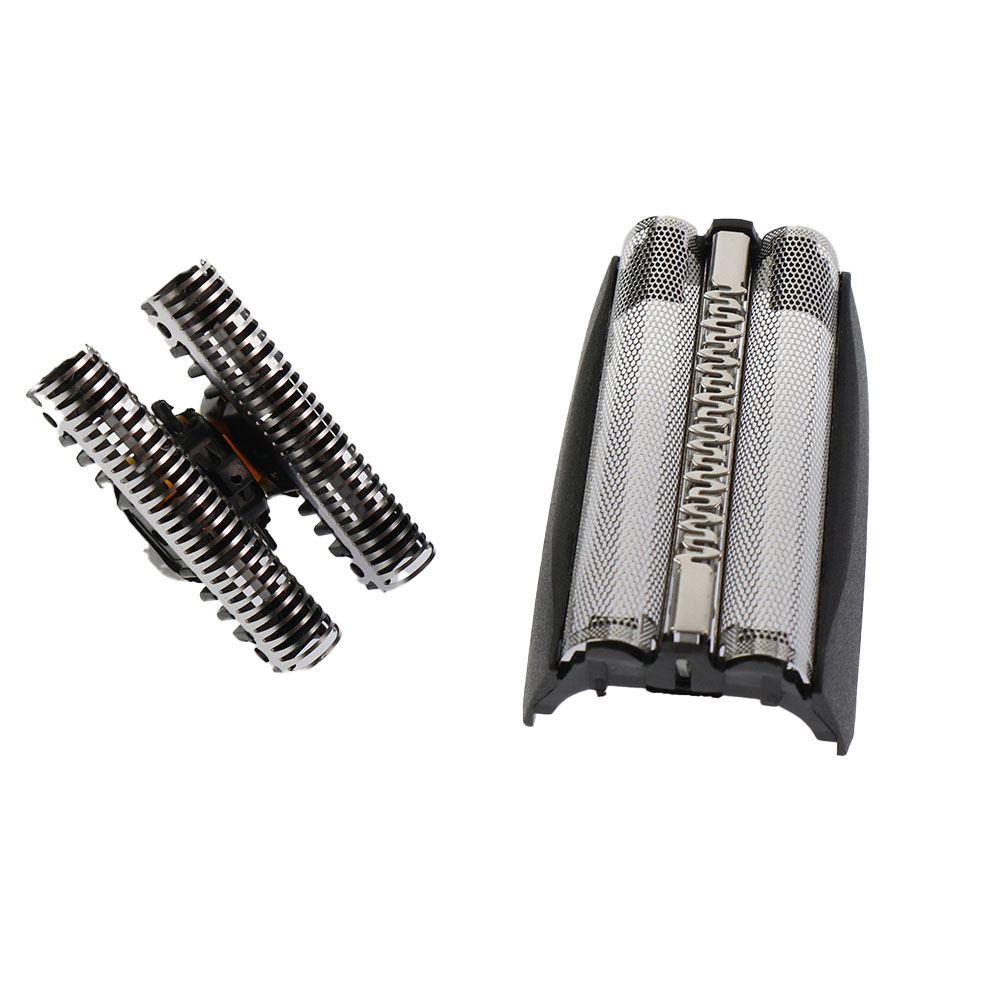 Braun Uyumlu FLEXXPII Tıraş Makinesi 51B ve 51S Yedek Bıçak ve Elek Başlık Seti - 67091038