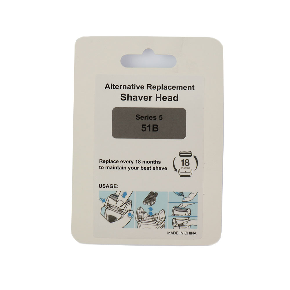 Braun Uyumlu WF2S WaterFlex Tıraş Makinesi 51B ve 51S Yedek Bıçak ve Elek Başlık Seti - 67091038