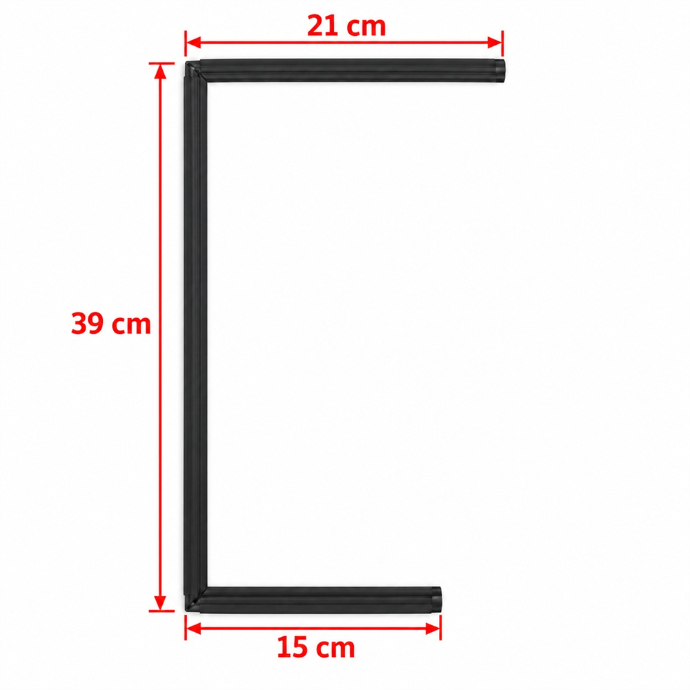 Kumtel Uyumlu C Tipi Mini Fırın Kapak Contası 39 cm x 21 cm x 15 cm Gri