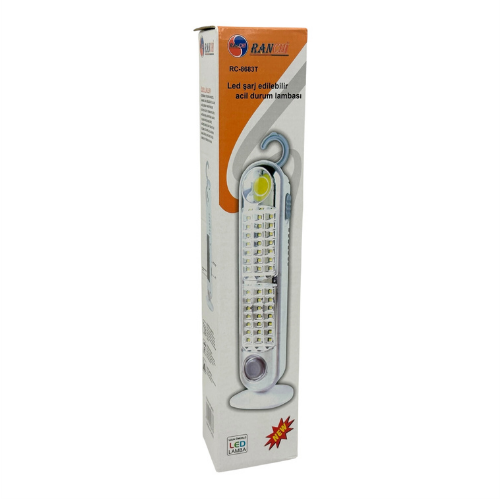 Ranchi RC-8683T Güneş Enerjili Led Şarjlı Acil Durum Lambası – Kamp ve Ev Için Taşınabilir Aydınlatma