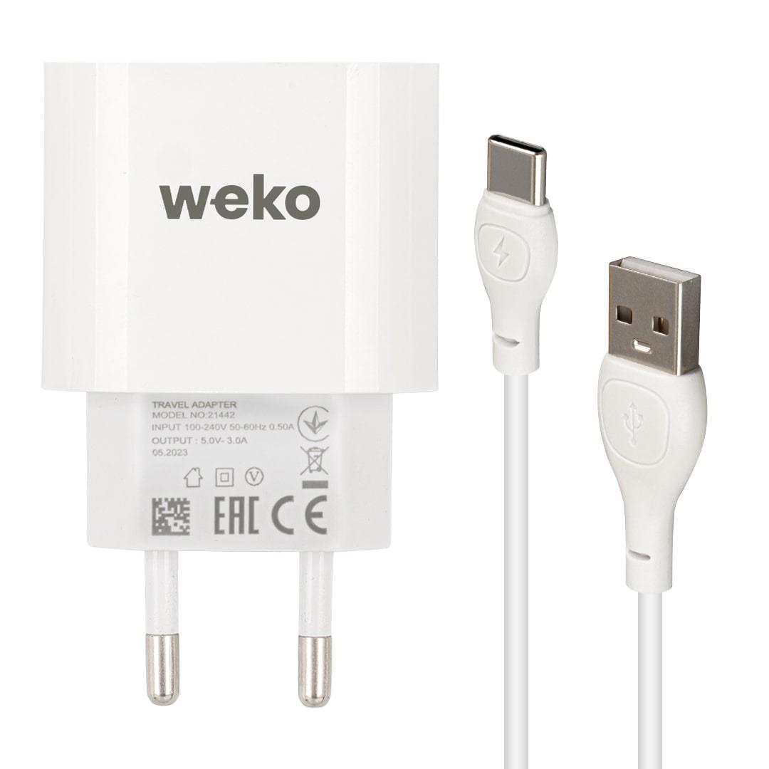18W Hızlı Şarj Cihazı - 100cm Type-C USB Kablo (Model V33)