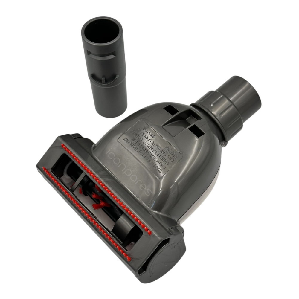 Dyson Uyumlu DC 58 Süpürge Mini Turbo Süpürücü Başlığı (Kırmızı)
