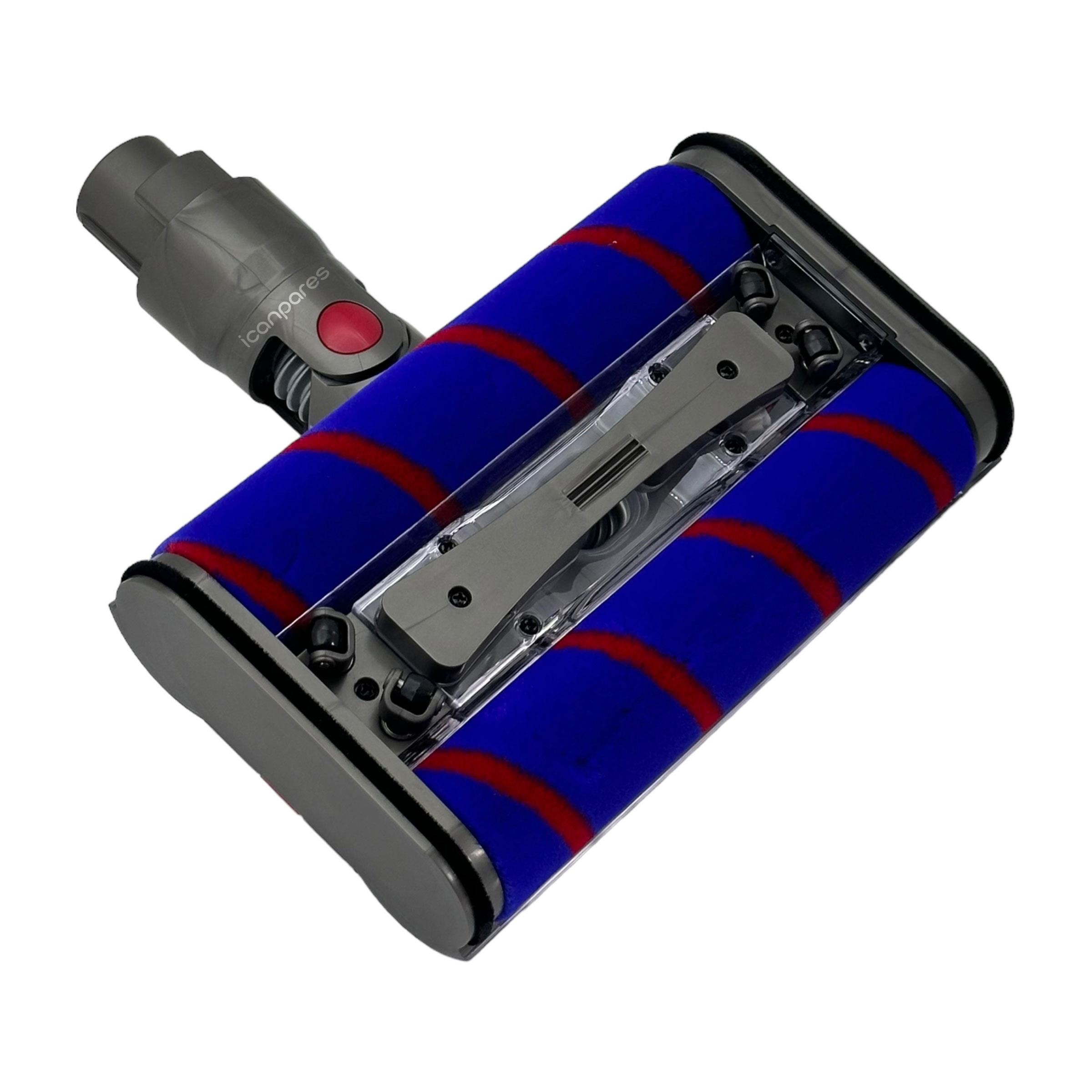 Dyson Uyumlu V7, V8, V10, V11, V15 Süpürge Çiftli Yumuşak Rulo Fırçalı Başlık
