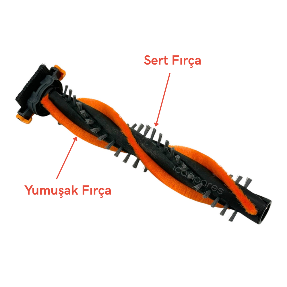 Philips Uyumlu FC8078/01 Süpürge Başlık Rulosu (Sert ve Yumuşak Fırçalı)