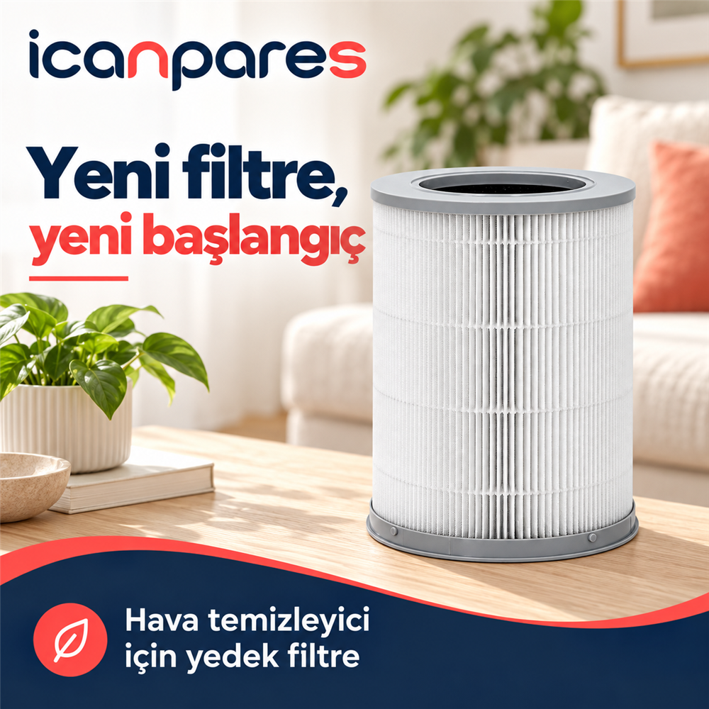 Xiaomi Smart Pet Care Air Purifier Uyumlu Hava Temizleyici Filtresi AC-M30-SC - Aktif Karbonlu