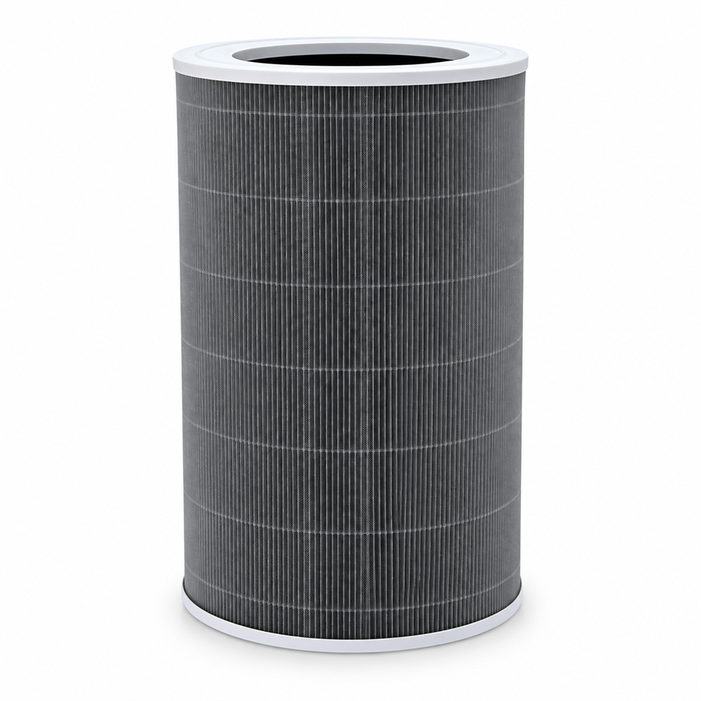 Xiaomi Smart Air Purifier 4 Pro Hava Temizleyici ile Uyumlu Entegre Aktif Karbon Çekirdek Filtreli Anti Bakteriyel Silindirik HEPA Filtre