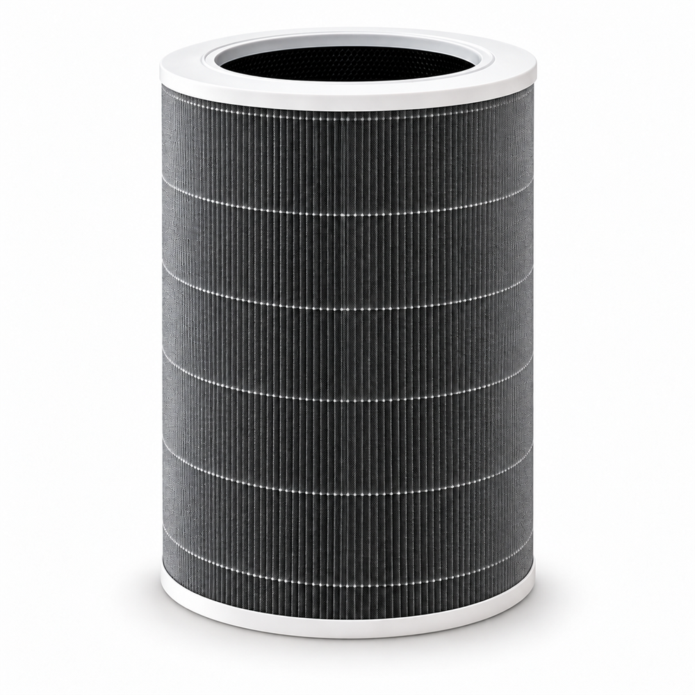 Xiaomi Smart Air Purifier 4 Hava Temizleyici ile Uyumlu Entegre Aktif Karbon Çekirdek Filtreli Anti Bakteriyel Silindirik HEPA Filtre