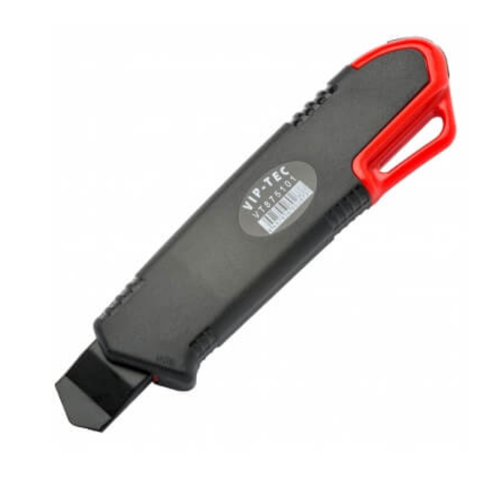 Çelik Maket Bıçağı 18mm 7 Kırımlı Otomatik Kilitli