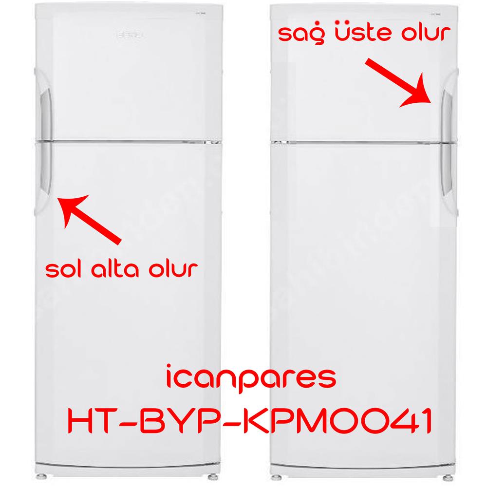 Arçelik Uyumlu Buzdolabı Kapı Kolu Sapı (Buzdolabı Karşında SAĞ ÜSTE veya SOL ALTTA uyar)