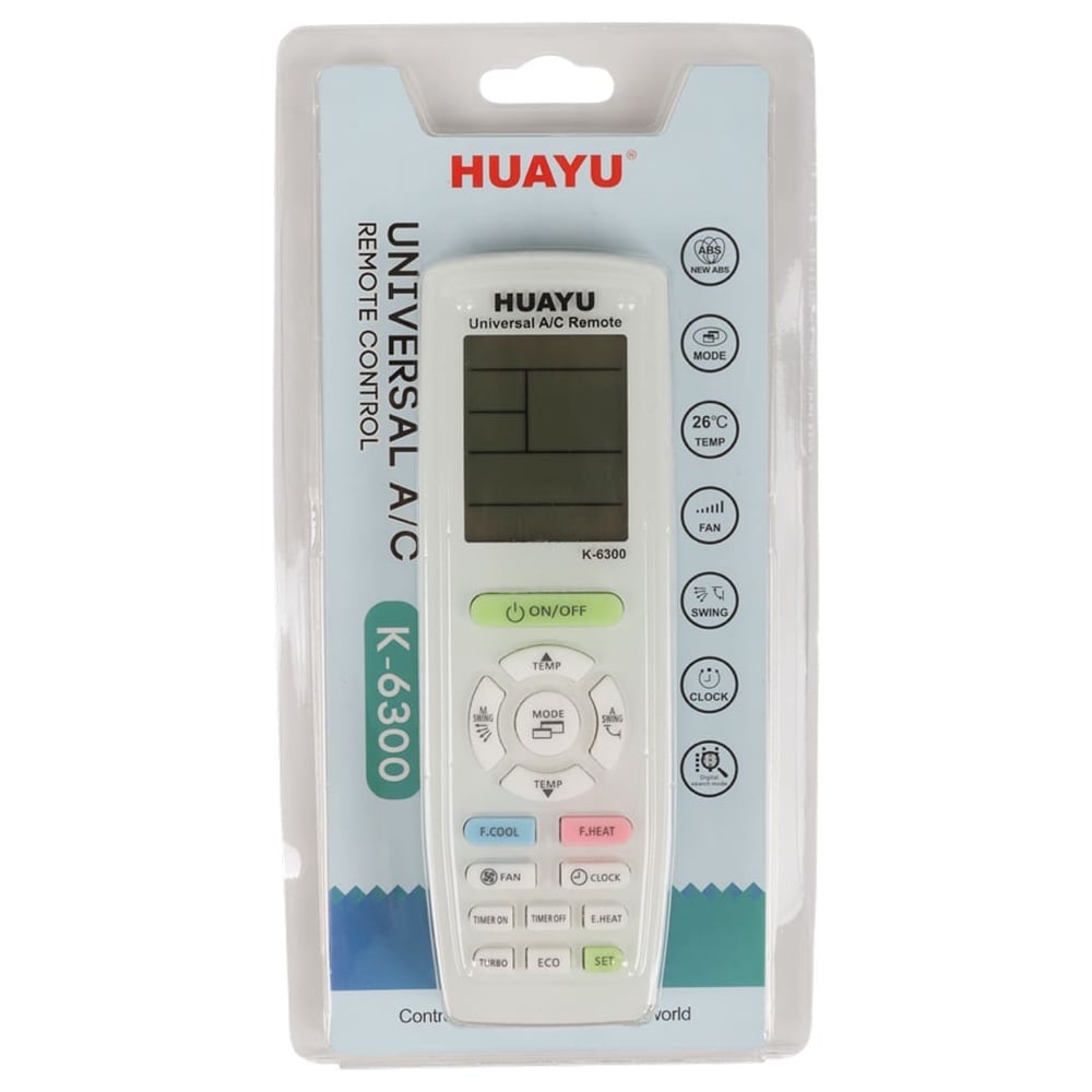 Universal Klima Kumandası K-6300 - Tüm Markalarla Uyumlu Akıllı Kumanda