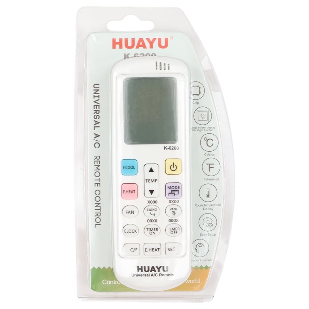 Universal Klima Kumandası K-6200 - Tüm Markalarla Uyumlu Akıllı Kumanda