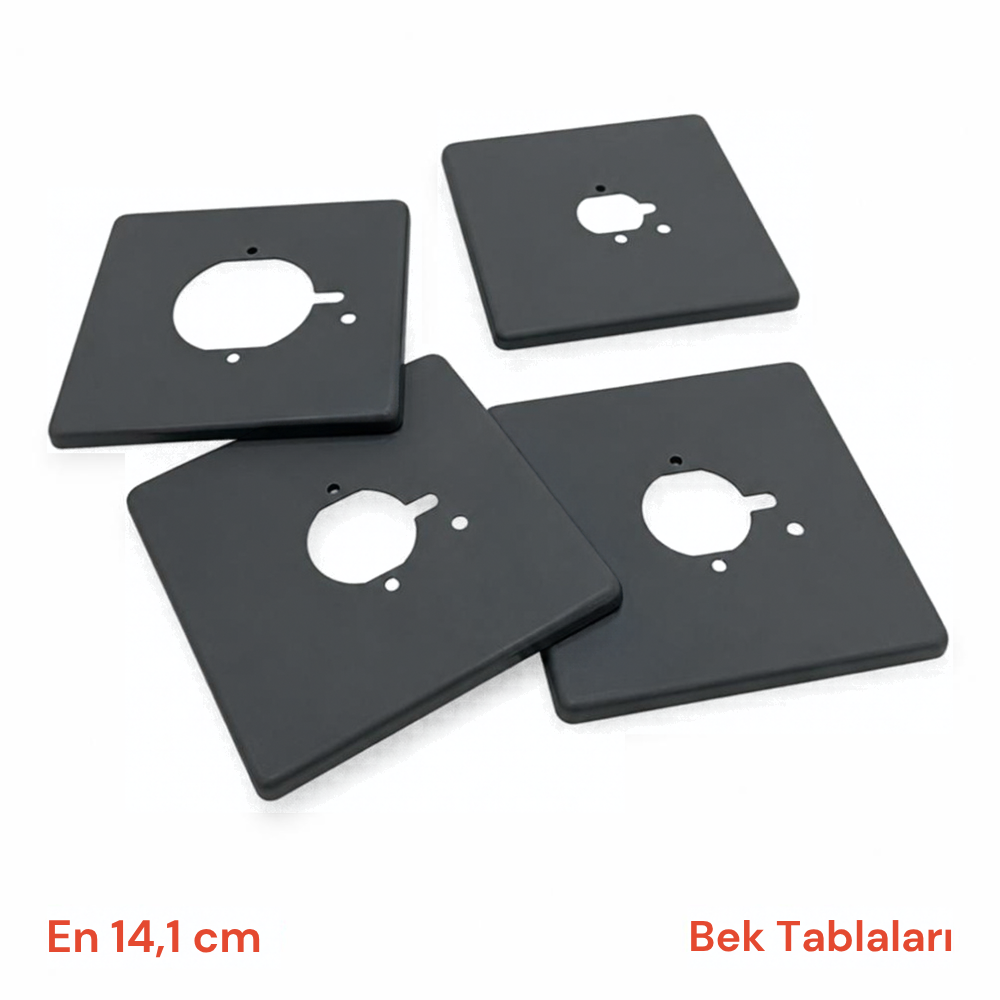 Bosch Uyumlu SPS-C02 Kare 4 Gözlü Ocak Tam Takımı - Bek, Kapak, Izgara ve Cezvelik