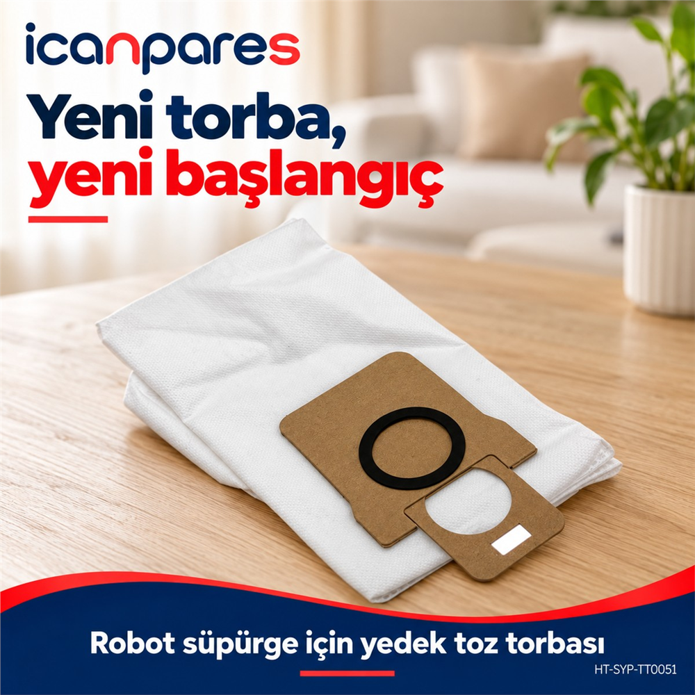 Dreame Uyumlu L20 Ultra Robot Süpürge Toz Torbası