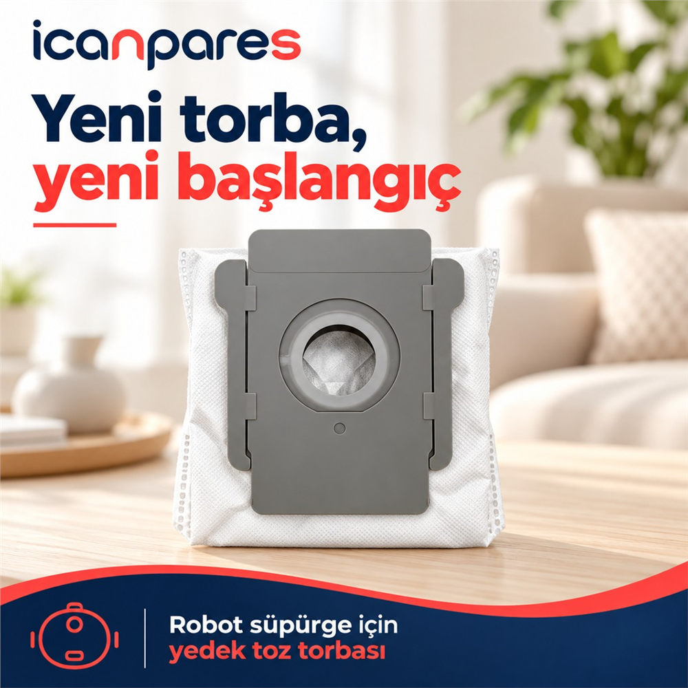 iRobot Uyumlu Roomba Plus 504 Vac Robot Süpürge Toz Torbası