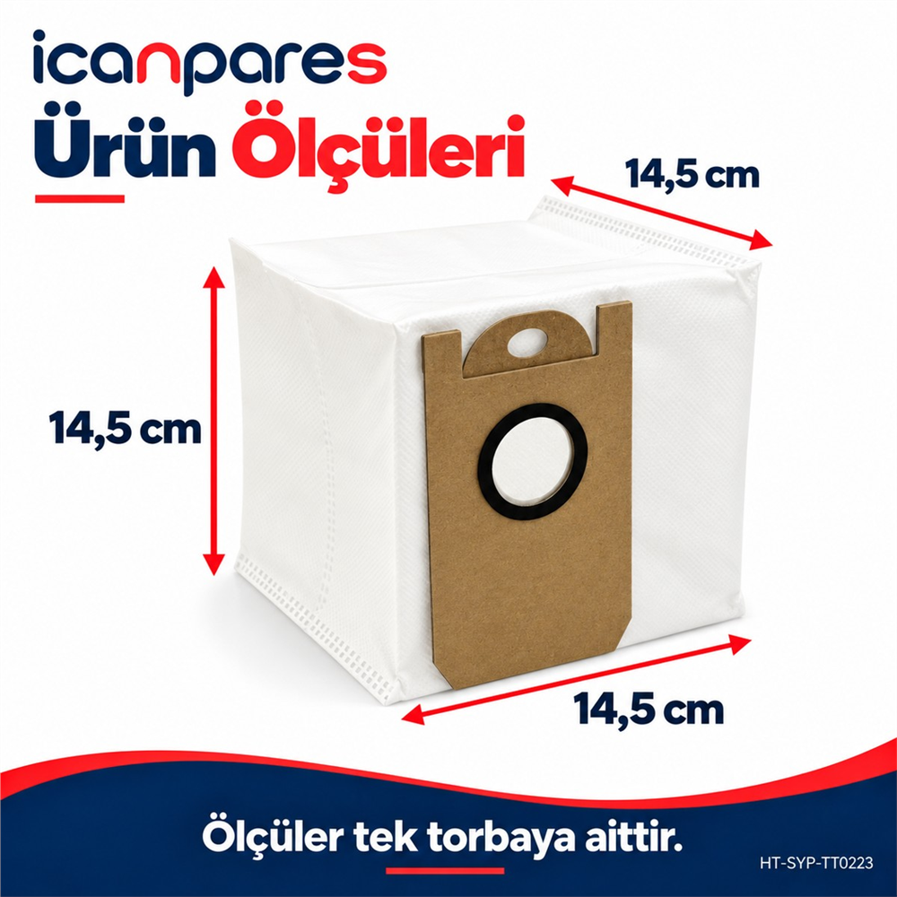 Lydsto Uyumlu R1 Pro Robot Süpürge Toz Torbası