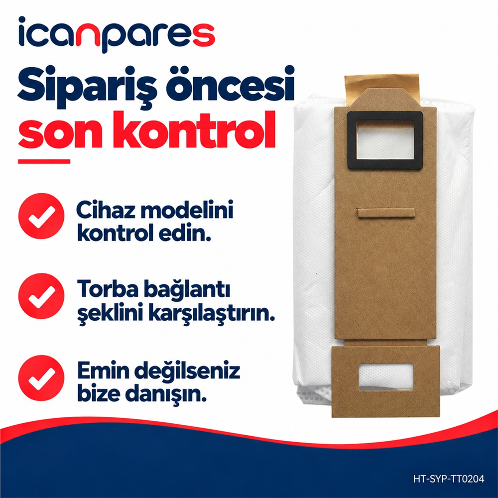 Roborock Uyumlu S70 Robot Süpürge Toz Torbası