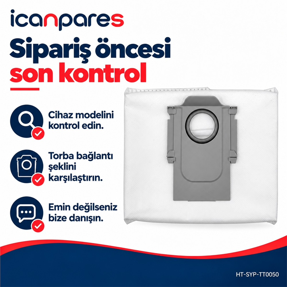 Roborock Uyumlu S8 Robot Süpürge Toz Torbası