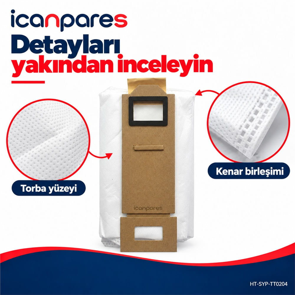 Roborock Uyumlu S70 Robot Süpürge Toz Torbası
