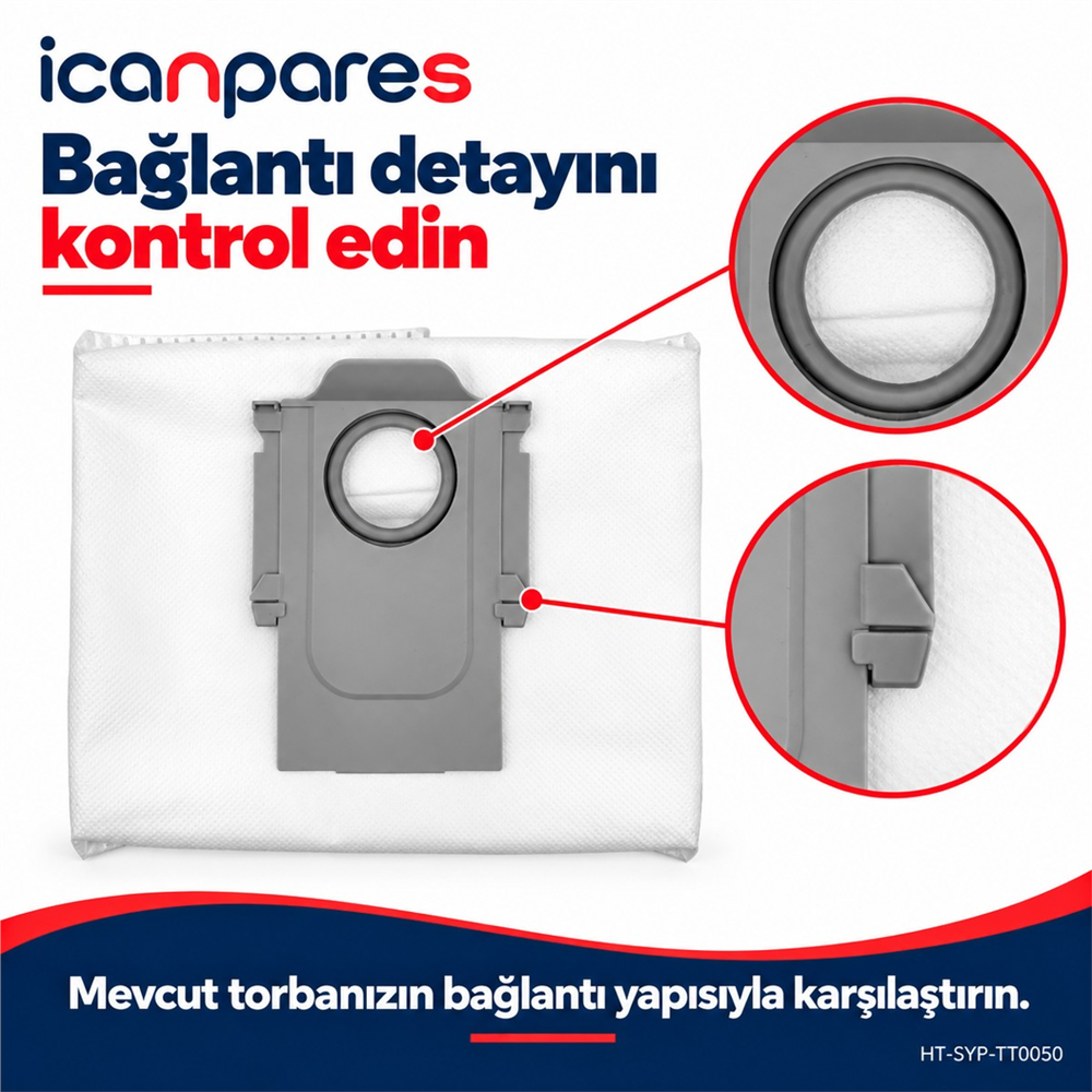 Roborock Uyumlu S8 Robot Süpürge Toz Torbası